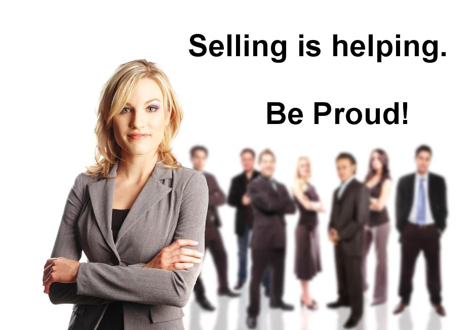 Selling is helping