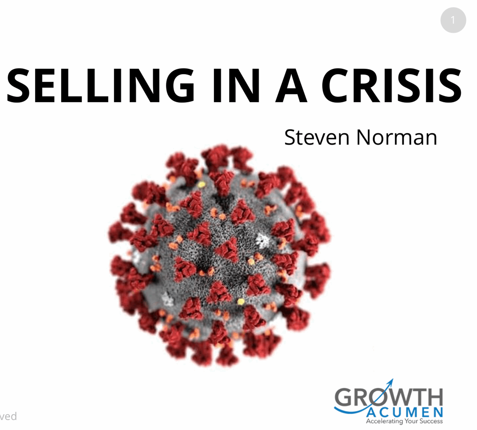 'Selling in a Crisis' by Steven Norman