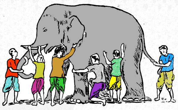 Door opening 10 - elephant-with-blind-men