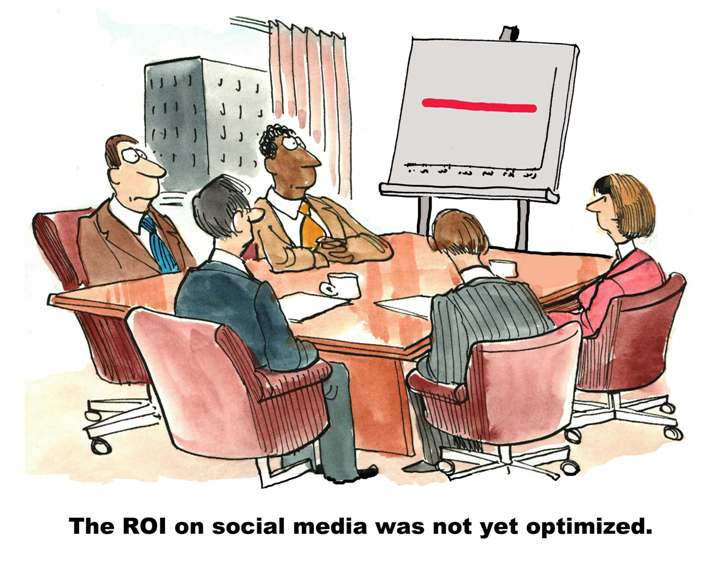 Social Selling ROI 01 - cartoon