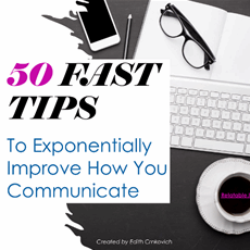 50 Tips to improve communications